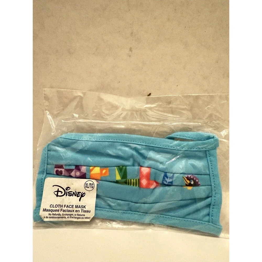 Disney Parks Store Cloth Face Mask HELLO Characters Adult Extra Large New